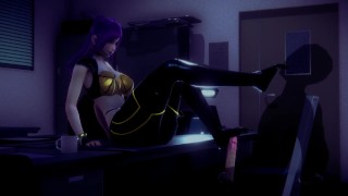 [LEAGUE OF LEGENDS] KDA Kai'Sa plays with her fans (3D PORN 60 FPS)