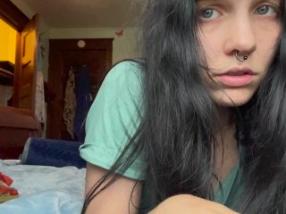 Sad Russian Girl Misses Her Boyfriend So She Masturbates_to Her WEIRDWetdream Of Him