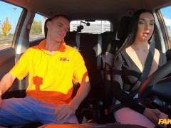 Video Fake Driving School - Lady Gang Sucks Her Driving Instructor's Max Dior Cock & Swallows His Cum