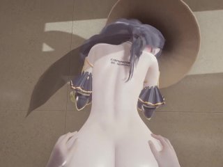 Beautiful White Witch - 3DHentai - (Uncensored)