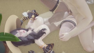 Uncensored 3D Hentai Beautiful White Witch