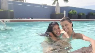 Fun girl time in the sun ( a shared memory of Destiny Cruz & Maya Farrell)