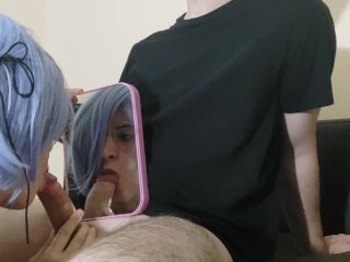 Made_to look at myself giving_head in the mirror