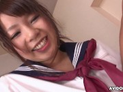 Preview 1 of Japanese brunette, Yuko Ayana is squirting, uncensored
