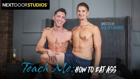 "Teach Me How To Eat Ass" Roommate Gives Sex Lessons To Brandon Anderson - NextDoorStudios