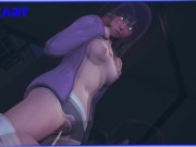 Preview 5 of Thriller, Hinata Hyuga gets fucked hard in the corridor of the school after school