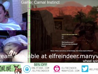 Centaur Breeding - Trans Cat Boy Plays with Hairy Pussy