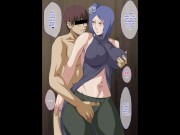 Preview 2 of NARUTO - KONAN PUSSY LICKING / CUM INSIDE PUSSY