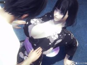 Preview 2 of [Hentai Game Honey Select 2]Have sex with Big tits japanese gilr.3DCG Erotic Anime Video.