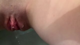 pissing on camera and getting horny