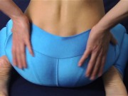 Preview 1 of COMPILATION PANTS DOWN CUM - YOGA PANTS LEGGINGS JEANS TROUSERS - VISIBLE PANTY LINES