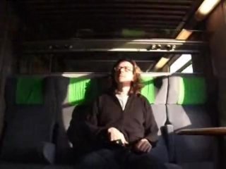 risky public wanking exhibe_on train