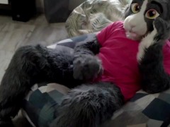 Cute murrsuit bunny masturbates until full satisfaction ♥ ;)