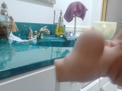 Bathroom  fun with the sex toy