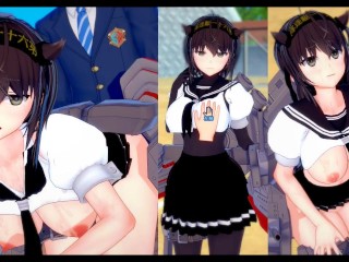 [hentai Game Koikatsu! ]have Sex with Big Tits KanColle Hatsuzuki.3DCG Erotic Anime Video.