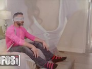 Preview 1 of Mofos - Alyx Star & Nicole Kitt Put Their Sexy Pajamas & Suck Charles Dera's Dick