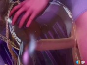 Preview 1 of Chun Li Pussy Fuck in X-Ray (with realistic ASMR sound) 3d animation hentai anime street fighter