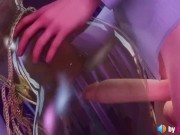 Preview 2 of Chun Li Pussy Fuck in X-Ray (with realistic ASMR sound) 3d animation hentai anime street fighter