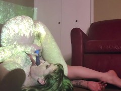 Dildo BJ, Pussy Acrobatics, cumm!!!