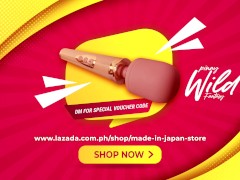 Horny Pinay Babe Discovers Magic Wand Vibrator from Made in Japan Store