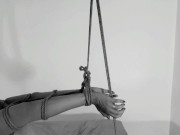 Preview 4 of TITS Bondage & Crotch rope: Your struggle makes you cum HARDER