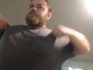 Hew Allens makes a sweat.