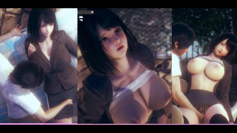 [Hentai-Spiel Honey Select 2]Haben Sie Sex mit Big Titten office worker.3DCG Erotisches Anime-Video.