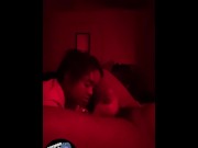 Preview 6 of Late Night Dick Sucking ! RIM & CUMSHOT *Red Light Special*