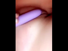 Hot Blonde Fucks Her Pussy Till She Gets Hers