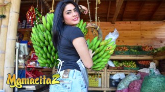 CARNEDELMERCADO - Latina mit großem Arsch für intensiven Sex vom Markt abgeholt