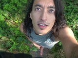 Jerkin in Nature part 2 plus cum