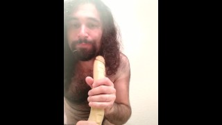 Extreme fisting ATM deepthroat distention: 12 inch dildo, fist in ass at the same time, then throat