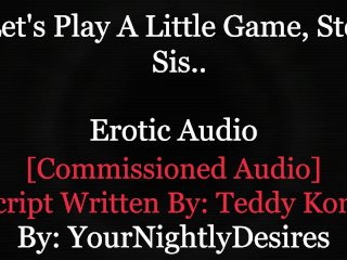 erotic audio, step fantasy, breast fondling, audio only