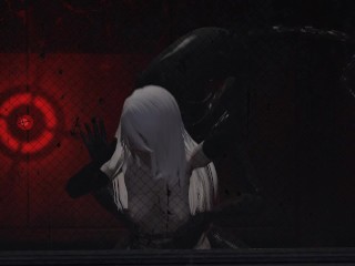 Yorha A2 Trapped with a Zenomorph (3d Porn) (model by ThatSFMNoob)