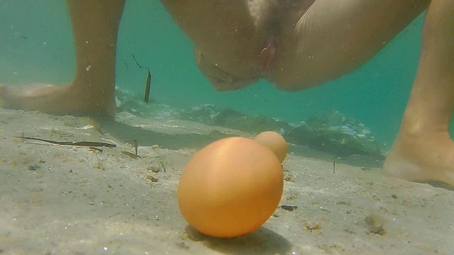 Underwater Anal Insertions - Two Eggs Amazing Trip to Sea Floor # Public Exibitionist Adventure #vaginal  Exercises - Pornhub.com