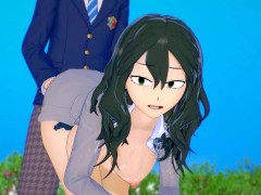 【エロゲーコイカツ！】僕のヒーローアカデミア 取蔭切奈3DCG巨乳アニメ動画(ヒロアカ)[Hentai Game Koikatsu! Setsuna Tokage(Anime 3DCG Video)]