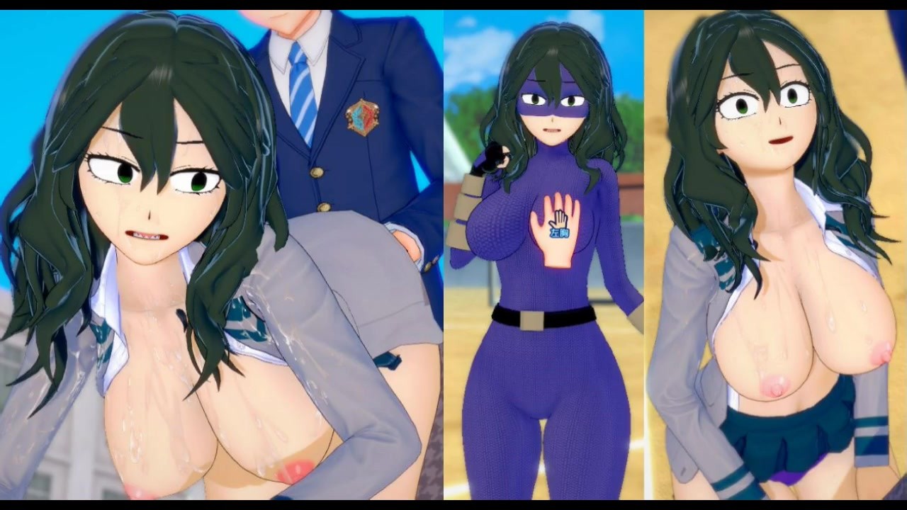 [Hentai Game Koikatsu! ]Have sex with Big tits My Hero Academia Setsuna  Tokage.3DCG Erotic Anime