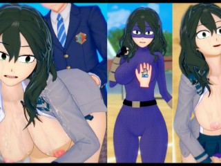 [hentai Game Koikatsu! ]have Sex with Big Tits my Hero Academia Setsuna Tokage.3DCG Erotic Anime