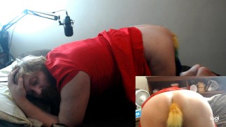 Sexy Rainbow Foxtail Butt plug Sissy Tease wag my ass, I need a good pegging then cuddles any takers