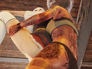 Futanari elf x cute bartender