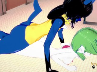 Pokemon Hentai Furry Yiff - Lucario Sex in theRestroom - Manga Anime_Japanese Asian Porn