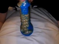 POV Straight man sucking a tentacle dick because mistress told him to.