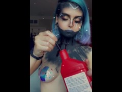 Dancing & Bong Rips in Halloween Cosplay
