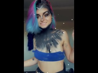 alt girl, verified amateurs, smoking fetish, heavy makeup