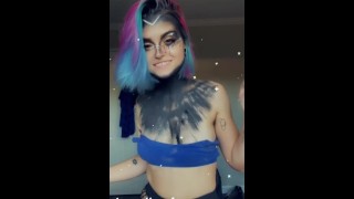 Dancing & Bong Rips in Halloween Cosplay