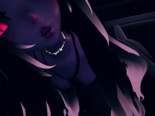 LEWD ASMR Making out in_a TESLA with_a dealer Soft Moans VRChat