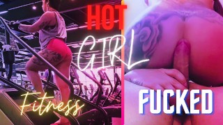 SUPER HOT GIRL SWEATED FITNESS FUCKED BY A STALLION WITH Hard-On