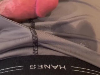 I Cum in my Underwear using a Wand Vibrator