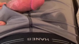 Using A Wand Vibrator I Cum In My Underwear