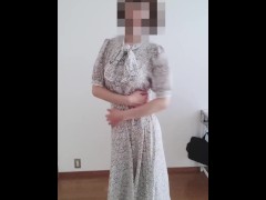【ふたなり風・女装オナニー】女の子の洋服着てオナニーしました！ - Screenshot 4 of 16 - Futanari